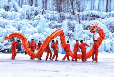 濟(jì)南過大年--九如山"冰"天雪地賞民俗